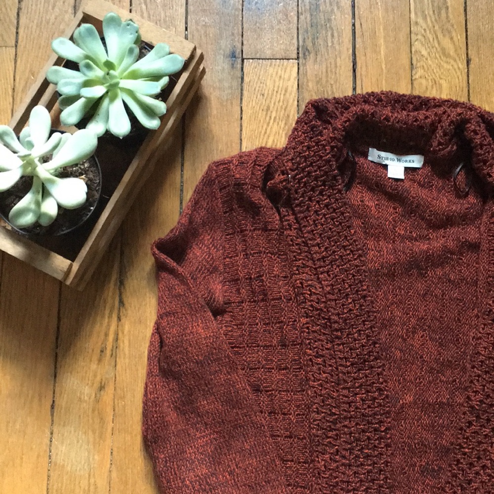 Orange sweater